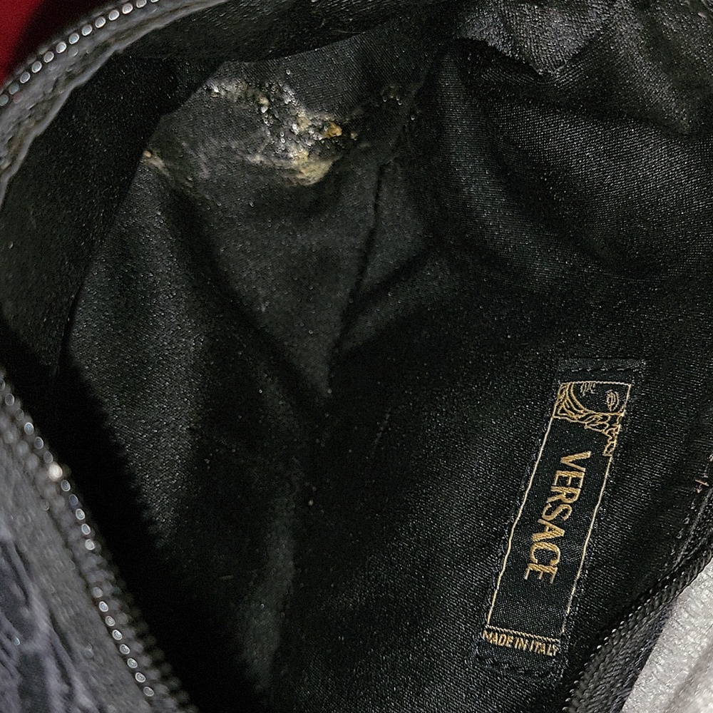 Small Black Genuine Versace Evening Bag - image 6